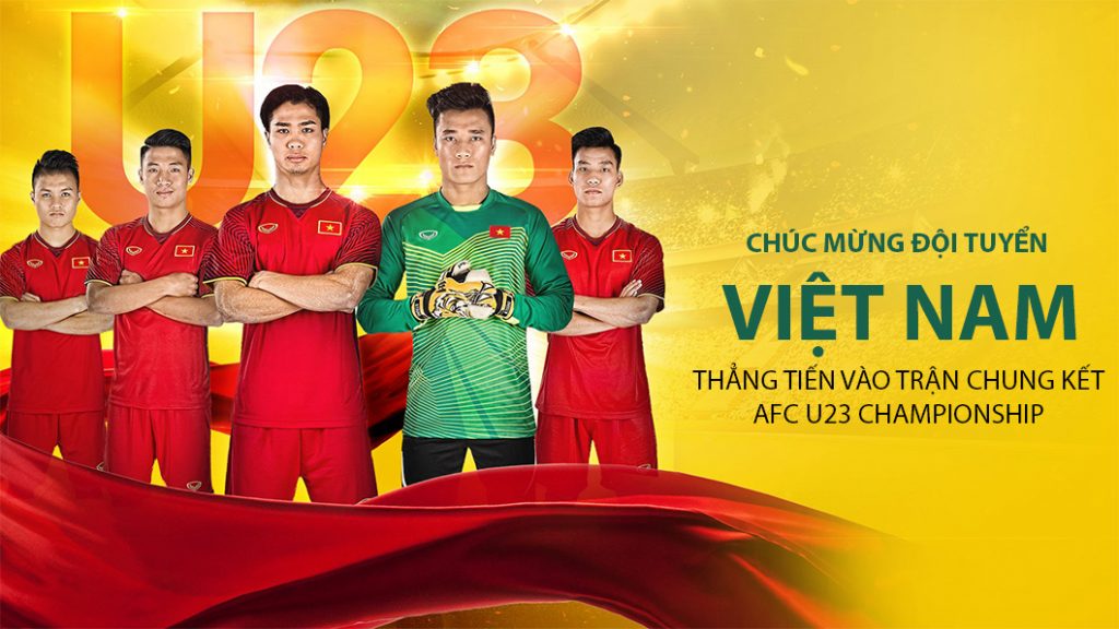 Cùng FB88.COM đồng hành cùng U23 Việt Nam
